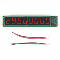 Wide Measurement Range Frequency Display Component Selectable Gate Times Digital Frequency Counter Compact Design for Electronics Hobbyists