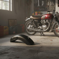 Motorcycle Rear Mudguard Thickened Metal Motorcycle Mudguard Retro Style Rear Mudguard for Custom Build