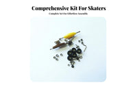 Includes Bearings Transparent Bearing Wheels Pearlescent Finish Fingerboard Truck and Wheel Set Long-Lasting Construction for Teens, Desk