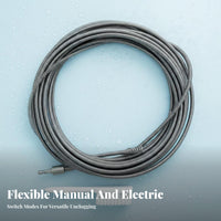 Drain Auger Versatile Flexible Drain Spring Spiral Head Plumbing Snake for Homeowners, DIY Enthusiasts, Floor Drains, Drainage Downspouts