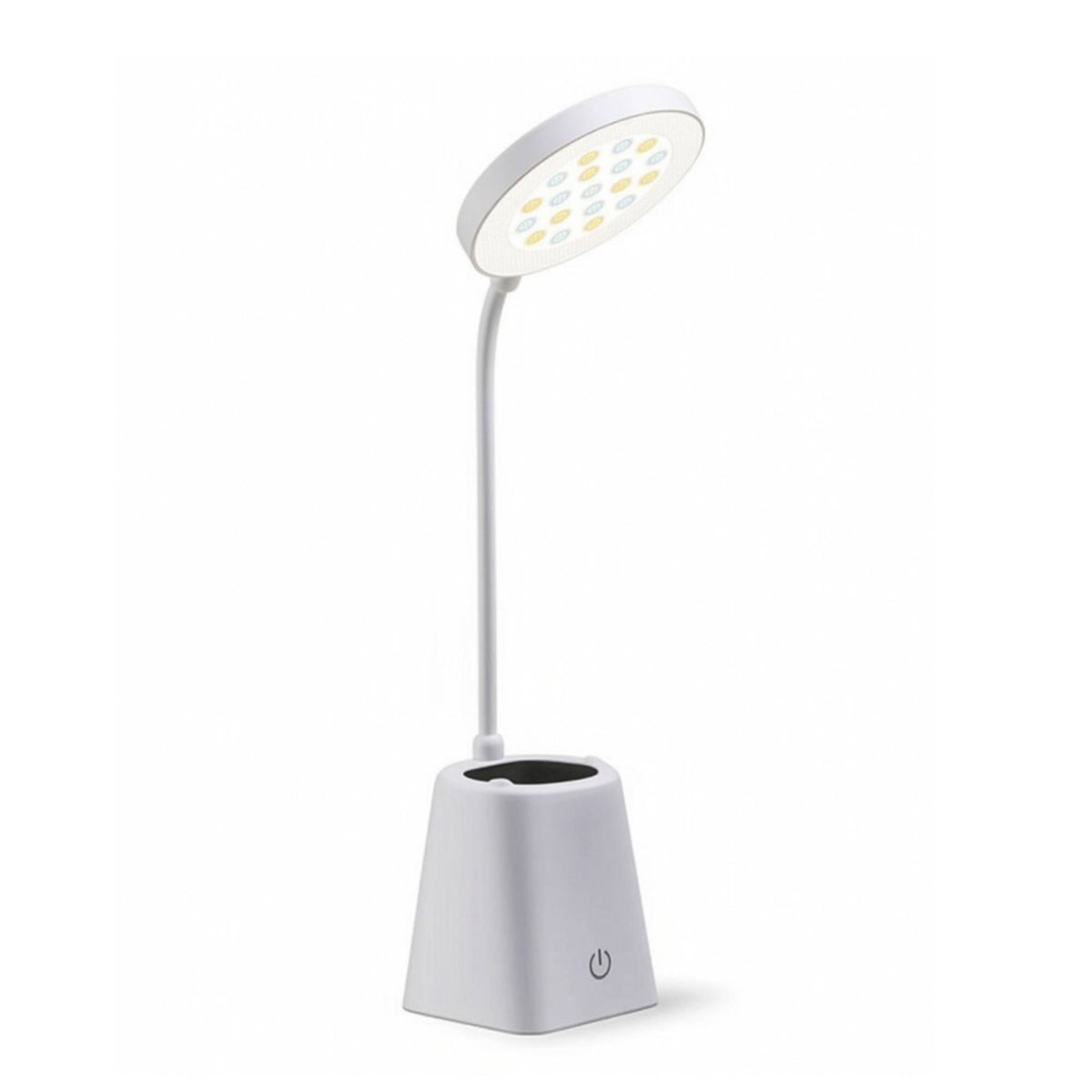 Desk Lamp with Pen Holder Touch Control LED Desk Lamp with Phone Stand Table Light Dimmable 3 Color Modes for Students
