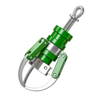 Metal Claw Toy with Bead Chain Mechanical Spring-Loaded Claw Keychain Toy Keychain Sturdy Keyring Compact for Fidgeters