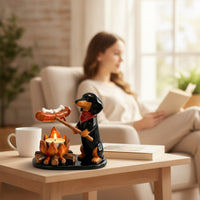 Tabletop Tea Light Stand Handcrafted Candle Holder with Animal Figure Handmade Decorative Candle Holder for Shelf, Mantel