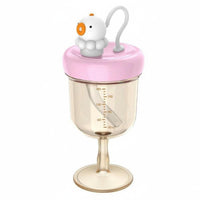 Multi-Purpose Children's Wine Glass Cup Easy to Clean Baby Goblet Cup Leak Proof PPSU Sippy Bottle Drop Resistant for Toddlers, Babies, Infants 9 months+
