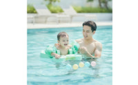 Underarm Swim Collar Adjustable Inflatable Baby Buoyant Collar with Toys Baby Pool Buoyant Collar Stable Infant Swim Instructor