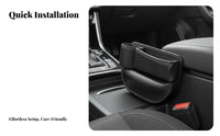 Car Space Filler with Beverage Holder Holder Drops Car Seat Space Filler Seat Side Pocket Organizer Reserved Charging Hole