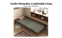 Space-Saving transformable Armchair Bed two-in-singleUse Pull-extendable Armchair Bed sturdy Wood Frame Living Room Furniture Extendable Design for Apartment Dwellers, Homeowners, Office Workers, Small Spaces, Bedroom