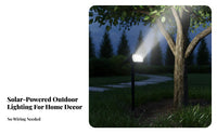 2-in-1 Installation Solar Powered Light Waterproof Solar Light Wireless for Patio, Pathway, Driveway