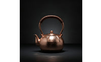 Copper Teapot Decorative Teapot with Wrapped Handle Compact Tea Kettle with Wrapped Handle for Collectors