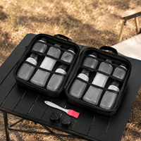 Portable Spice Bottle, Seasoning Bottle, Sprinkle Container, 600ml, Polymer, Leak-Proof, For Outdoor Camping, BBQ, Picnics, 19cm