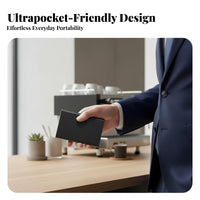 Stainless Steel Card Holder Anti-Degaussing Stainless Steel Credit Card Holder Design Blocking Wallet for Travel
