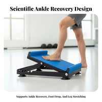 Improves Flexibility Ankle Joint Training Device Non-Slip Surface Incline Board for Stretching Long-Lasting Steel Frame Adjustable Slant Board High Load Capacity for Physical Rehabilitation Patients, Elderly, Athletes, Home, Gym, Office