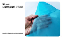 10 Pieces Ultra-Thin Disposable Waterproof Pillowcase Hygienic Medical Non-Woven Pillow Cover Lightweight for Medical Facility S