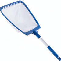 Adjustable Pool Skimmer Net with Telescopic Pole Easy to Use Pool Skimmer Net with Fine Mesh Bag Fast Cleaning for Outdoor Pools