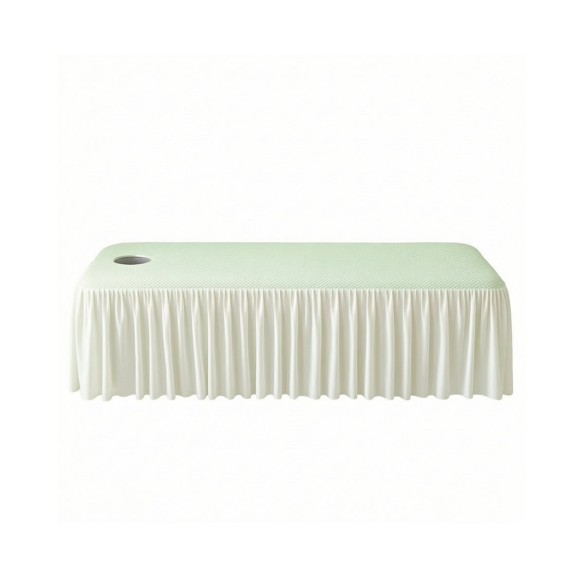 Massage Bed Cover Elastic Massage Table Sheet with Face Hole Machine Washable Treatment Table Cover for Beauty Salons