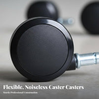 5 Pieces 360-Degree Rotation rotating Chair caster quiet Operation Caster Wheel Quiet Rolling Furniture Hardware seamless Gliding for Home Office Users, DIY hobbyists, householders, Study Room, Bedroom, Workshop