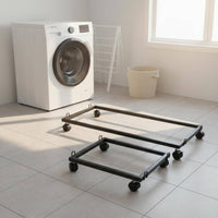 Multi-Purpose Rectangular Moving Dolly Effortless Rolling Casters Heavy Duty Appliance Mover Uncovered Frame Dolly Cart for Movers, Warehouse Workers, Loading Dock