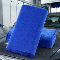 350 GSM Microfibre Cloth 35cm x 75cm, High Absorbency Microfibre Towel Bound Edges, Anti-Shed Soft Microfibre Towel for Car Wash and Detailing