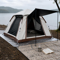 Automatic Pop-Up Camping Tent with Sun Protection and Rainproof Features, Portable Folding Design for Outdoor Expeditions
