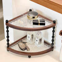 Vintage Style Wooden Desktop Storage Rack