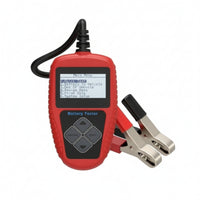 Handheld 12V Battery Tester with Alligator Clips Compact Battery Analyzer with Alligator Clips Digital Vehicle Tool for Mechanics