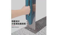 Serrated Plastering Trowel Stainless Steel Blade Square Tooth Trowel Tile Applicator Rustproof Masonry Tool for Tiling