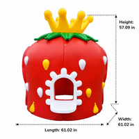 Children's Playhouse, Multicolored Wendy House Outdoor, Toddler Garden Toys, Synthetic Material Playground