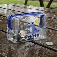 Transparent Waterproof Zipper Pouch for Keys, Cards, and Small Items