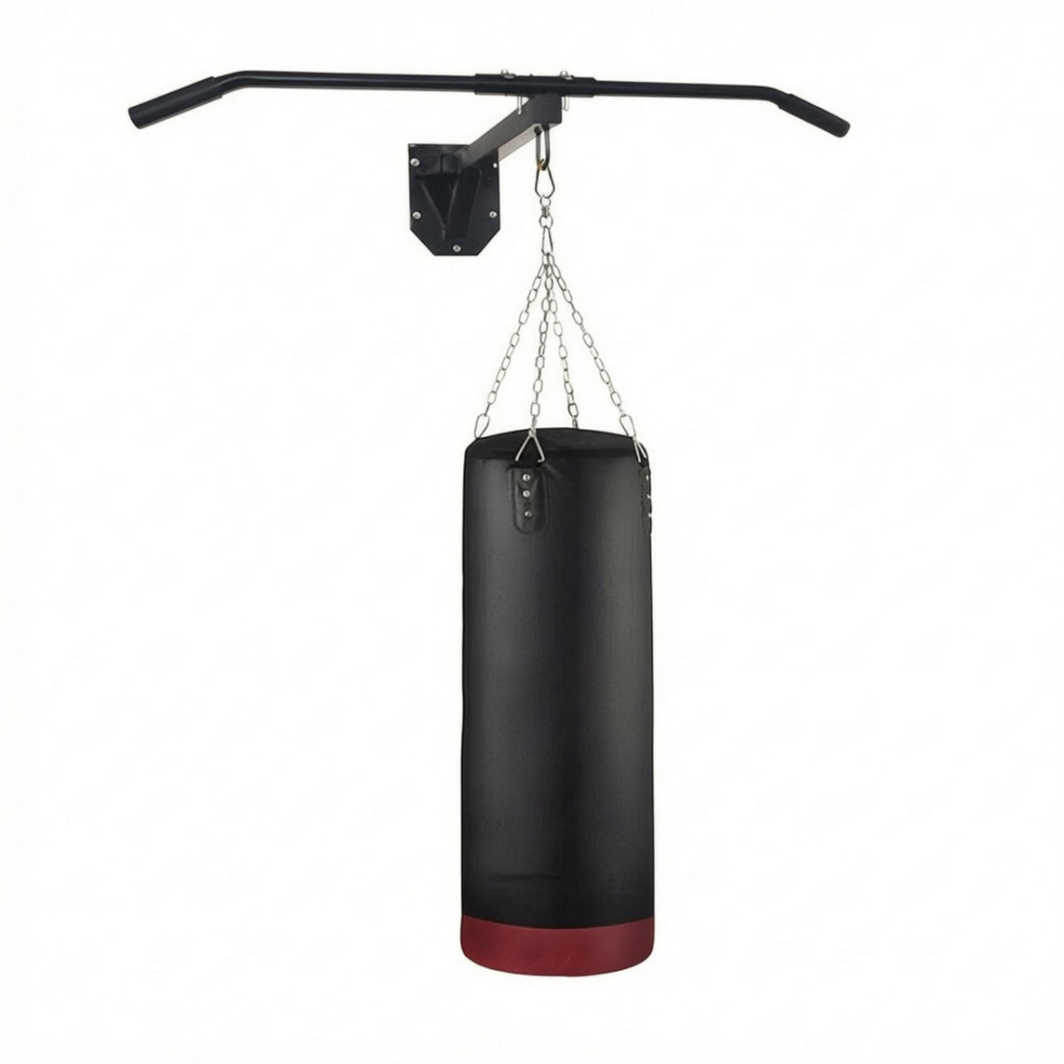 Heavy-Duty Pull-up Bar with Bag Hanger Multi-Functional Wall-Mounted Pull-up Bar Space-Saving Training Rack Sturdy for Boxers, Athletes, Home Gym, Garage, Apartment