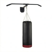 Heavy-Duty Pull-up Bar with Bag Hanger Multi-Functional Wall-Mounted Pull-up Bar Space-Saving Training Rack Sturdy for Boxers, Athletes, Home Gym, Garage, Apartment