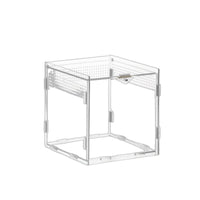Reptile Breeding Box High Optical Clearness Reptile Terrarium Full View Acrylic Terrarium for Hatching