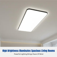 Full Vision Protection LED Ceiling Light, Modern Minimalist, Ultra Bright, Adjustable Brightness, Living Room