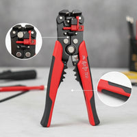 Multifunction Automatic Wire Stripper 3 in 1 Wire Stripper with Crimper Spring-Loaded Insulated for Electricians, DIYers, Homeowners, Electrical Work, Home Repairs, Workshop