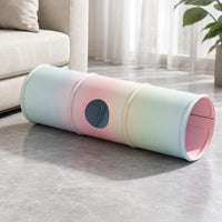 Feline Tunnel Bed Side Window Feline Play Tunnel Padded