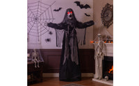 Moving Specters with Glowing Eyes Shaking Halloween Specters Decoration Outdoor Hanging Corpse Figure for Doorway