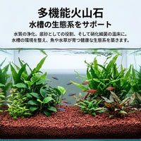 Red Pot Bottom Stone 4.54kg Porous Akadama Soil Aquarium Substrate Soil Volcanic Rock Bonsai Gardening Terrarium