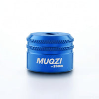 Aluminum Alloy Bike Fork Top Cap Socket Wrench Knurled Fork Crown Cap Tool Anodized CNC-Turned for Cycle Mechanics