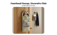 Wall Hanging Storage Area Saving Material over Door Storage Pouch Multipurpose over the Door Pocket Organizer for Kids, Bedroom, Dorm Room
