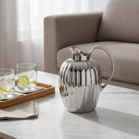 Stainless Steel Pitcher Luxury Style Metal Water Pitcher Gift Idea Metal Water Jug for Display