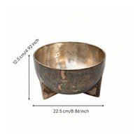 Decorative Footed Bowl Irregular Fruit Bowl with Feet Shallow Decorative Footed Tray for Model-Room Decor
