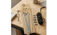 Awning Fitting Kit Ground Stakes Awning Installation Set Vehicle Accessory Guy Ropes Outdoor Gear Storage Pouch