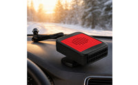 Quick Defrosting 12V Car Heater 200W Portable Car Heater Compact Dashboard Defogger Insert-Information Drivers, Winter Driving