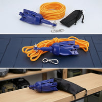 Foldable Folding Anchor with Rope Marine-Grade Folding Anchor Portable Lightweight for Kayakers