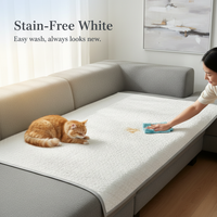 Cooling Ice Silk Sofa Mat for Summer - Non-Slip & Scratch-Resistant