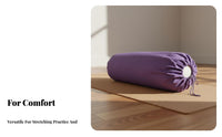 Pure Cotton Filled Iyengar Mind-Body Practice Pillow Multi-Functional Mind-Body Practice Support Cushion Soft Cover for Beginners, Adults