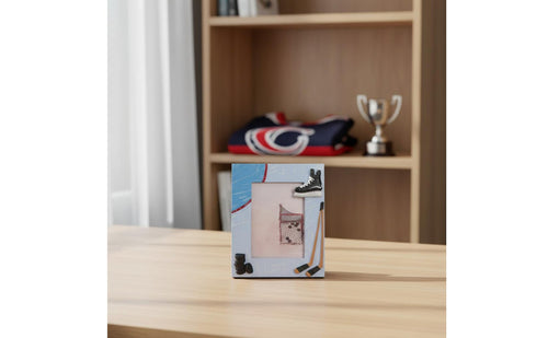 Ice Sport Photo Frame Creative Design Ice Sport Themed Desktop Frame Keepsake Gift Glass Front