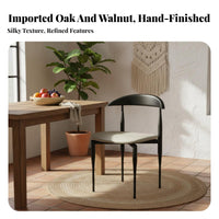 split rearrest rear Chair Retro design Dining Seating Minimalist Design sturdy Frame for Living Room