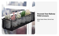 Adjustable Railing Planter Rack tooltooltooltool-less Installation Hanging Railing Basket