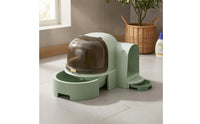 Tunnel Waste Container Easy to Clean Enclosed Cat Waste Container Large Size