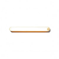 2 Pieces Tap Control LED Night Light Stepless Dimming USB Rechargeable Light Bar Three-Color Home Lighting Slim for Bedside, Dorm, Bedroom